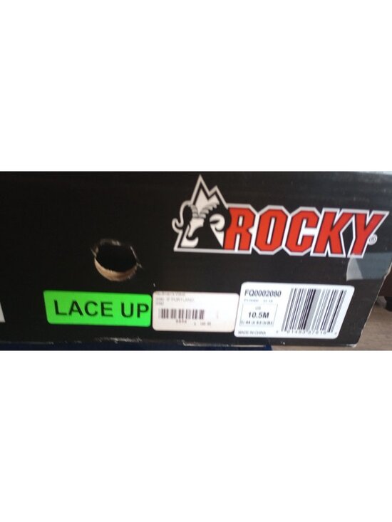 New Men’s Rocky Work Tactical Black Boots FQ0002080  Size 10.5 main image 4